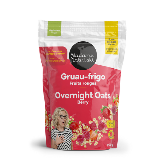 Gruau-frigo santé 3x moins de sucre: Fruits rouges