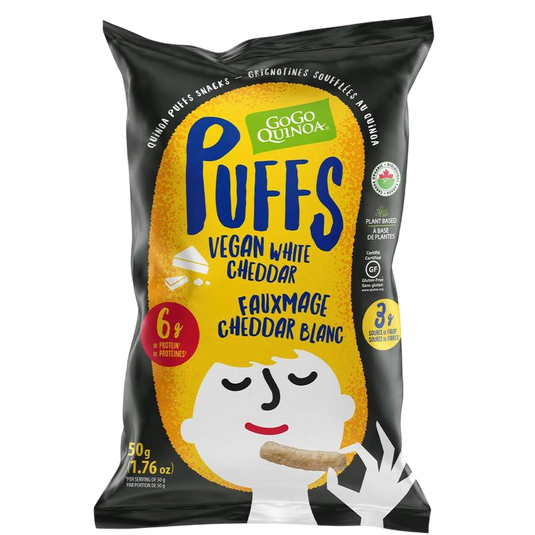 Puffs fauxmage cheddar blanc