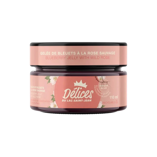 Wild rose and blueberry jelly
