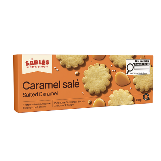 Biscuits - Sablés pur beurre au caramel salé