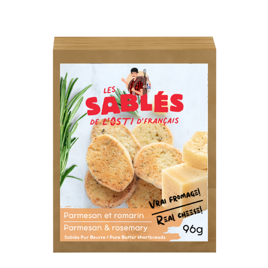 Biscuits - Sablés au parmesan et au romarin