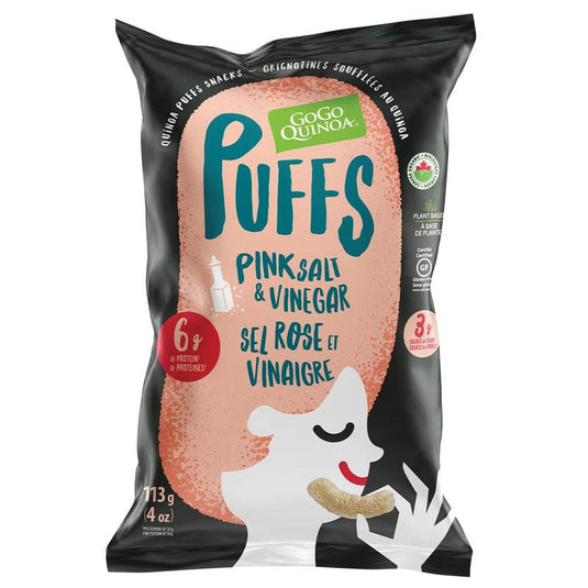 Pink salt and vinegar puffs