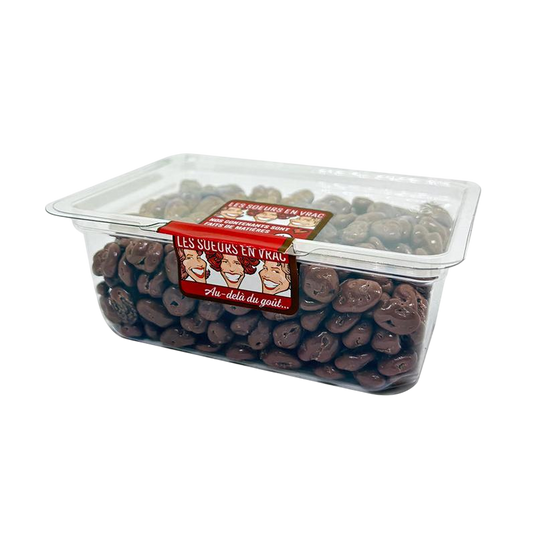 Chocolate-covered raisins